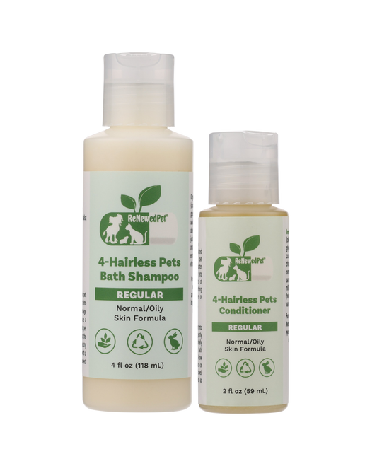 4-HAIRLESS PETS PETS REGULAR SHAMPOO & CONDITIONER