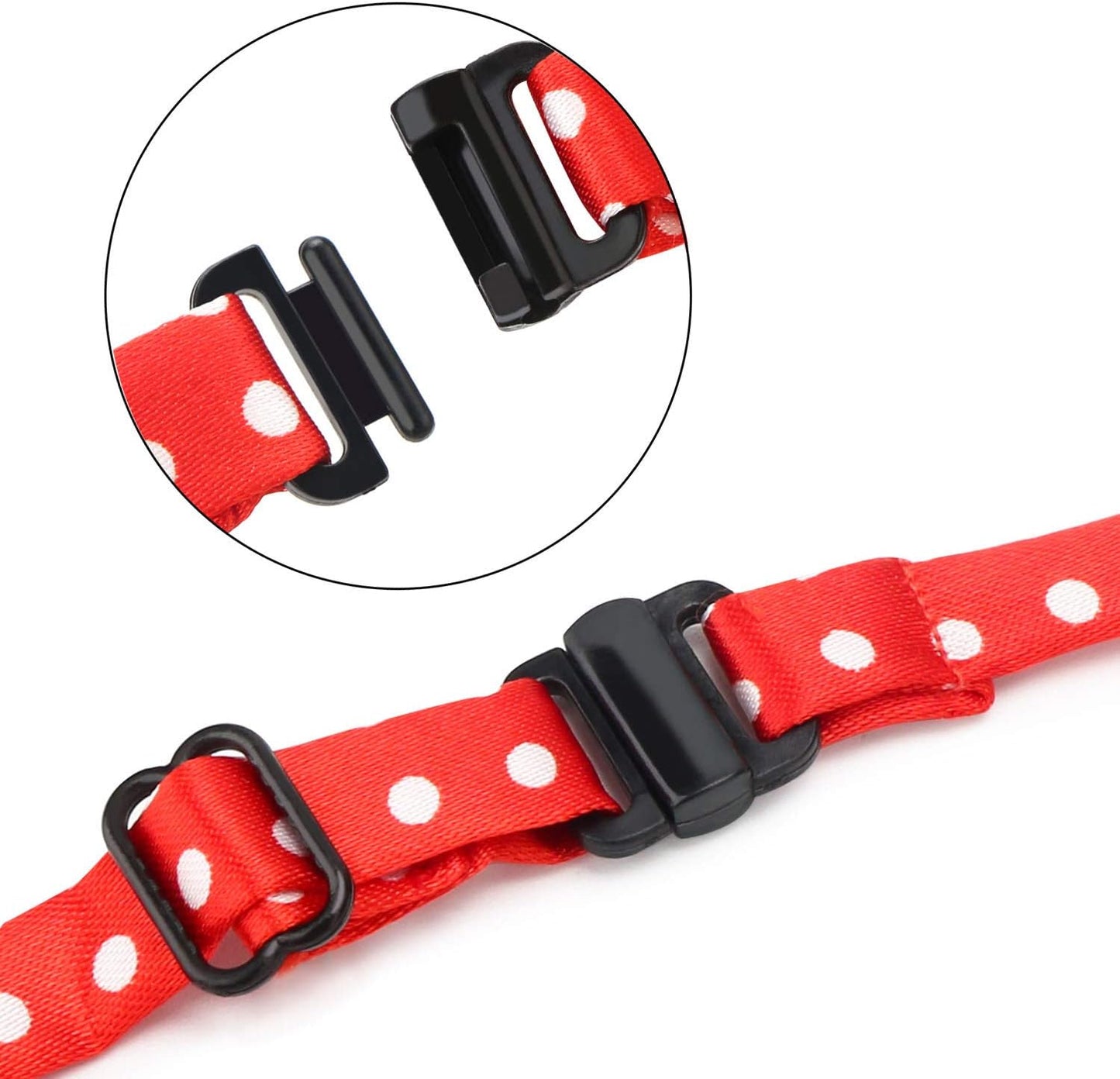 Dog Ties for Large Dogs, Pet Neck Tie, with Adjustable Collar, Bulk Bow Ties Bowties Necktie Grooming Accessories for Girl Boy Dog Valentines Holiday Birthday Wedding Cosplay Costumes